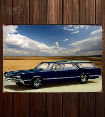 Металлическая табличка Oldsmobile Custom Vista Cruiser